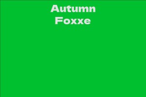 Autumn Foxxe