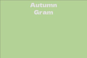 Autumn Gram