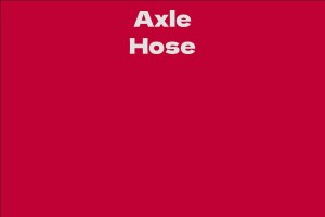Axle Hose