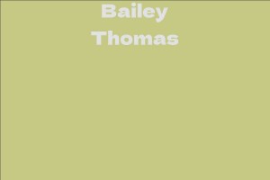 Bailey Thomas
