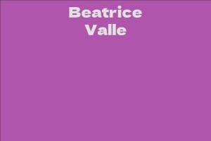 Beatrice Valle