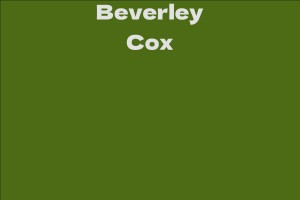 Beverley Cox