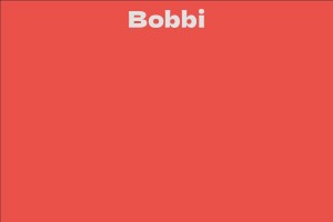 Bobbi