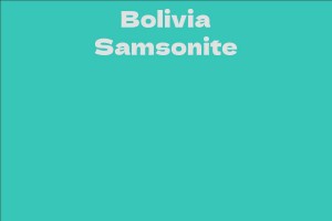 Bolivia Samsonite