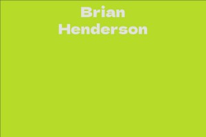 Brian Henderson
