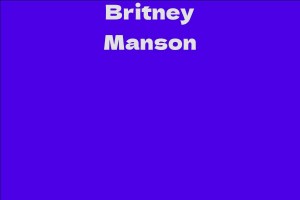 Britney Manson