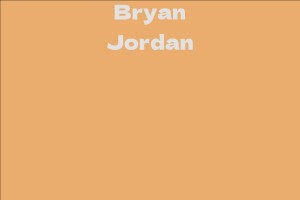 Bryan Jordan