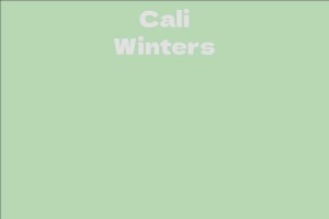 Cali Winters