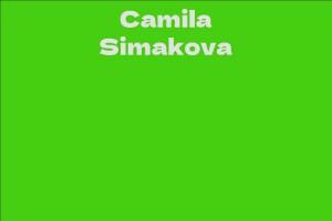 Camila Simakova