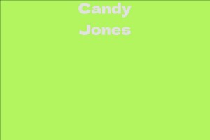 Candy Jones