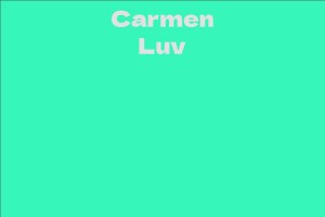 Carmen Luv