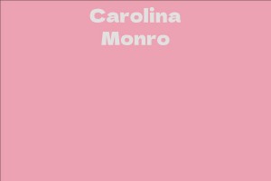 Carolina Monro