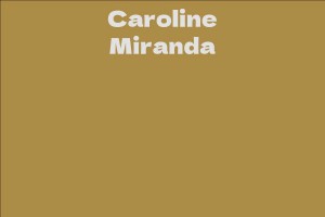 Caroline Miranda
