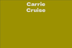 Carrie Cruise