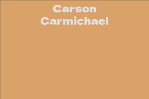 Carson Carmichael