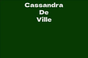 Cassandra De Ville