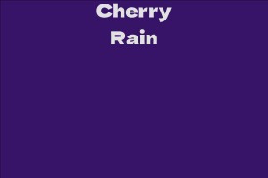 Cherry Rain