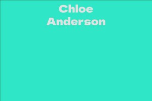 Chloe Anderson