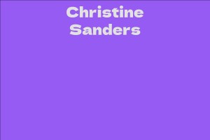 Christine Sanders