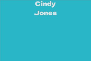 Cindy Jones
