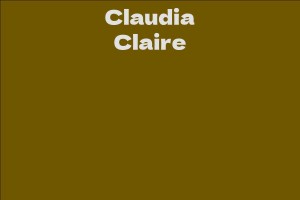Claudia Claire