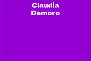 Claudia Demoro