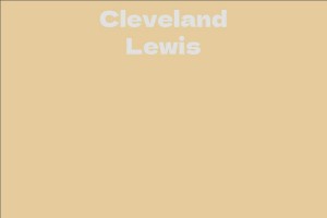Cleveland Lewis