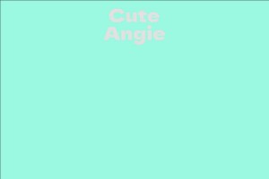Cute Angie