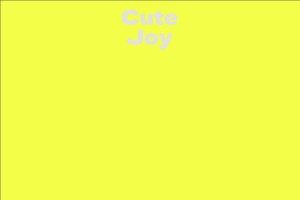 Cute Joy