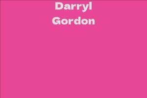 Darryl Gordon