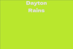 Dayton Rains