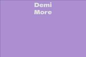 Demi More