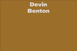 Devin Benton