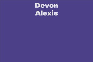 Devon Alexis