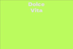 Dolce Vita