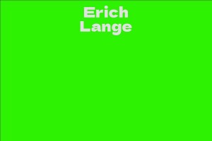 Erich Lange