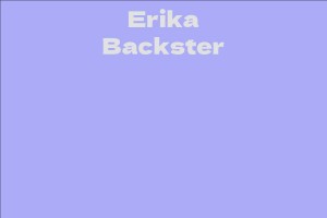 Erika Backster