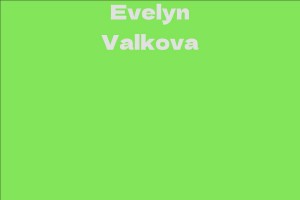 Evelyn Valkova