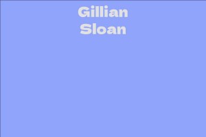 Gillian Sloan