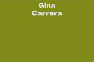 Gina Carrera
