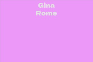 Gina Rome