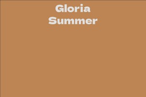 Gloria Summer