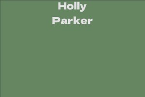 Holly Parker
