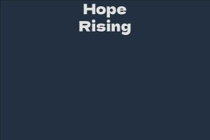 Hope Rising