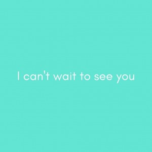 I can't wait anymore