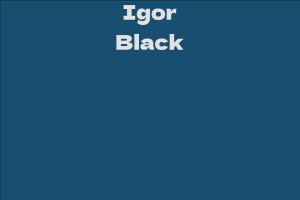 Igor Black