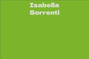 Isabella Sorrenti