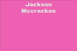 Jackson Mccracken