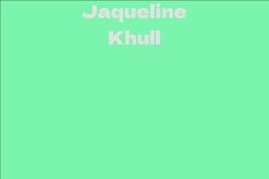 Jaqueline Khull