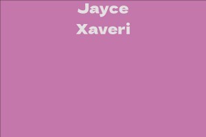 Jayce Xaveri